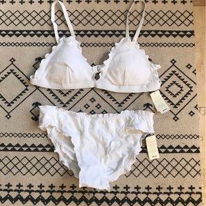 White Aerie lace bikini